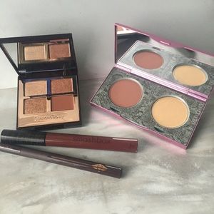 4 items: Charlotte Tilbury Copper Charge, Smashbox Raw lipgloss, Mally B…